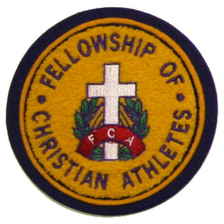 Circle patch with FCA cross and wording