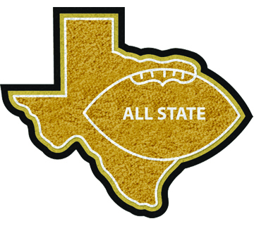 State of Texas w/ Chenille Sport